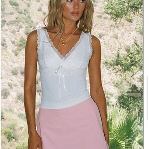 Princess Polly Pink Mini Skirt